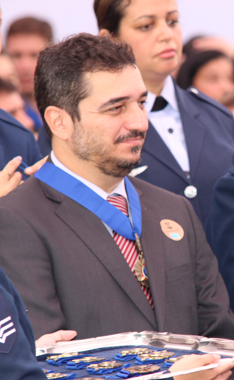 O Vice-Presidente do TCEMG foi homenageado com a medalha Grau Bronze (Foto: Thiago Rios Gomes)
